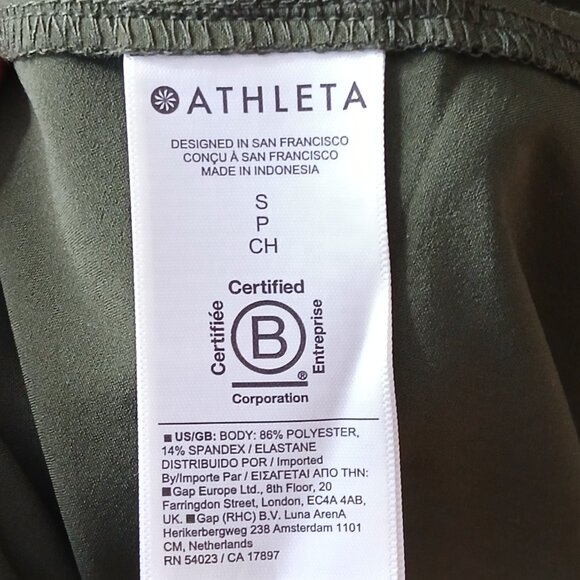 NWOT Athleta Presidio Traveler Maxi Dress Green Size Small - Picture 9 of 9